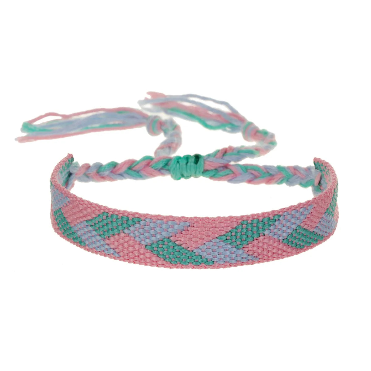 Nepal Woven Friendship Bracelets Adjustable Braided Bracelets Woven String Bracelet with Sliding Knot Closure for Kids Women Men