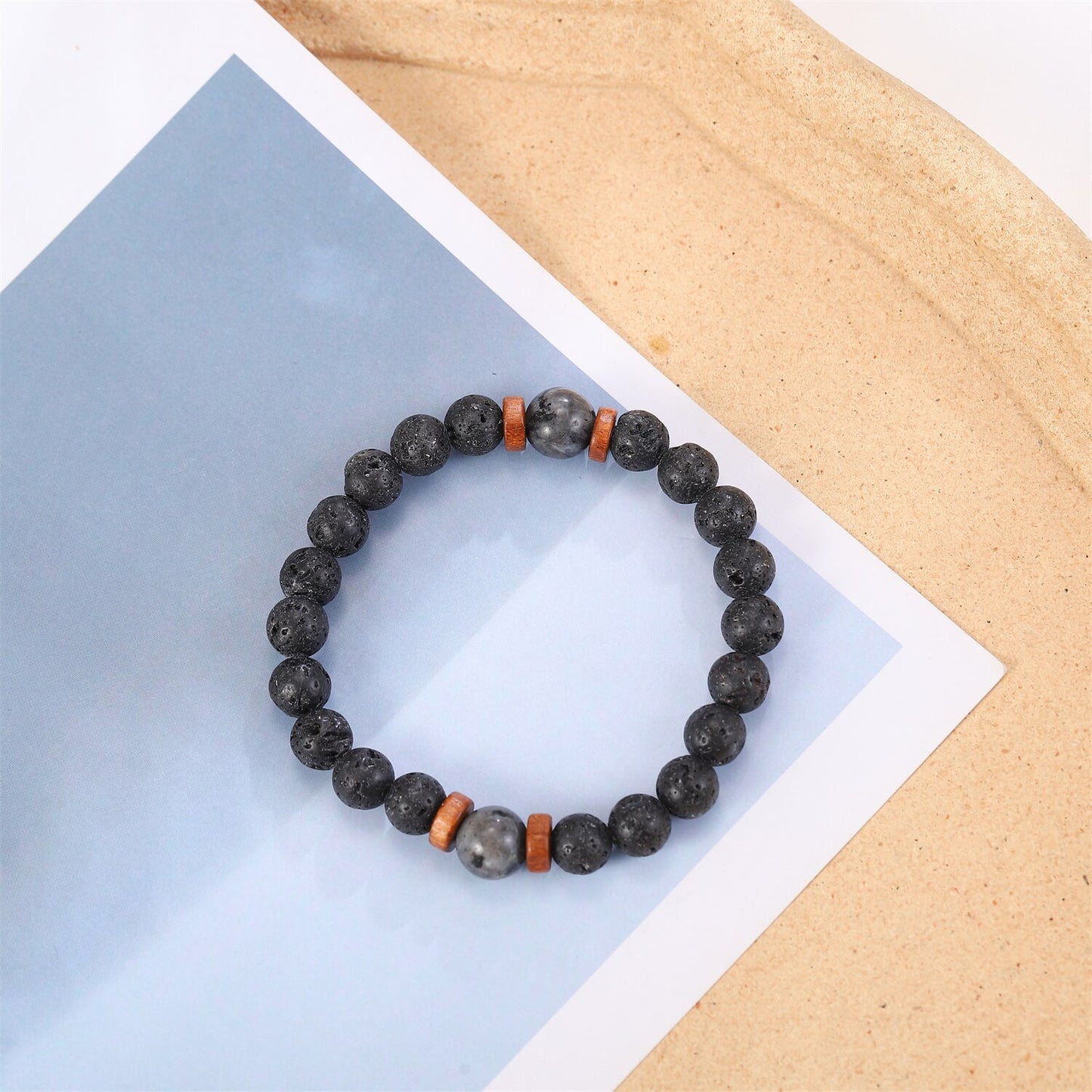 Vintage Shell Natural Stone Bracelet Adjustable Charms Yoga Bracelets Bangle Handmade Braided Rope Bead for Women Jewelry Gift