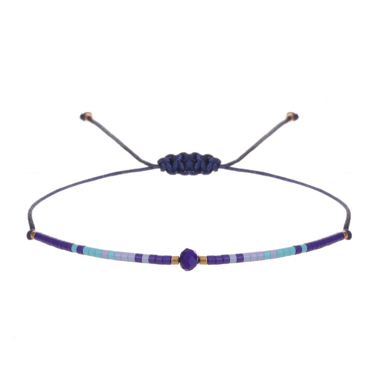 Handmade Pearl Bracelet & Bangle for Women Men Faceted Crystal Beads Pendant Adjustable Charm Stacking Femme Pulsera