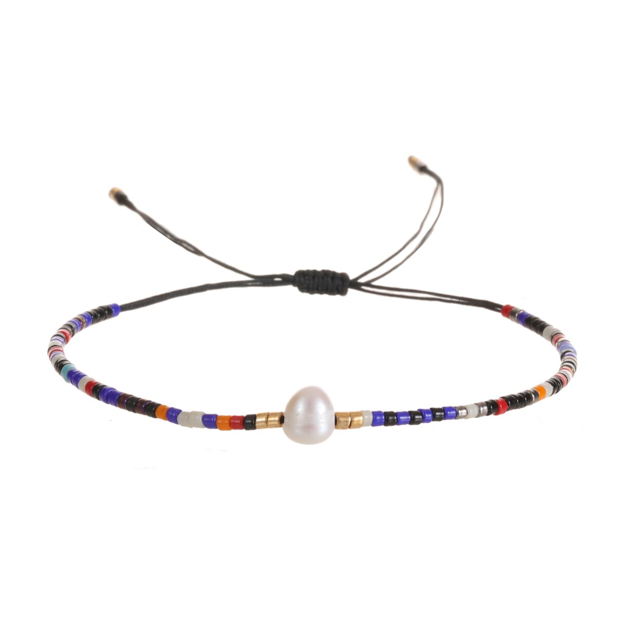 1pc Natural Stone Beads Pendant Charm Braided Bracelets for Women Girls Handmade Adjustable Chain Party Jewelry