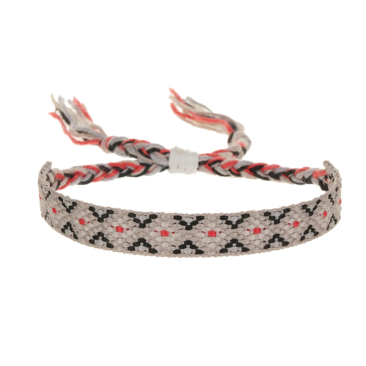 Nepal Woven Friendship Bracelets Adjustable Braided Bracelets with A Sliding Knot Closure for Kid Women Men Waterproof Anklets