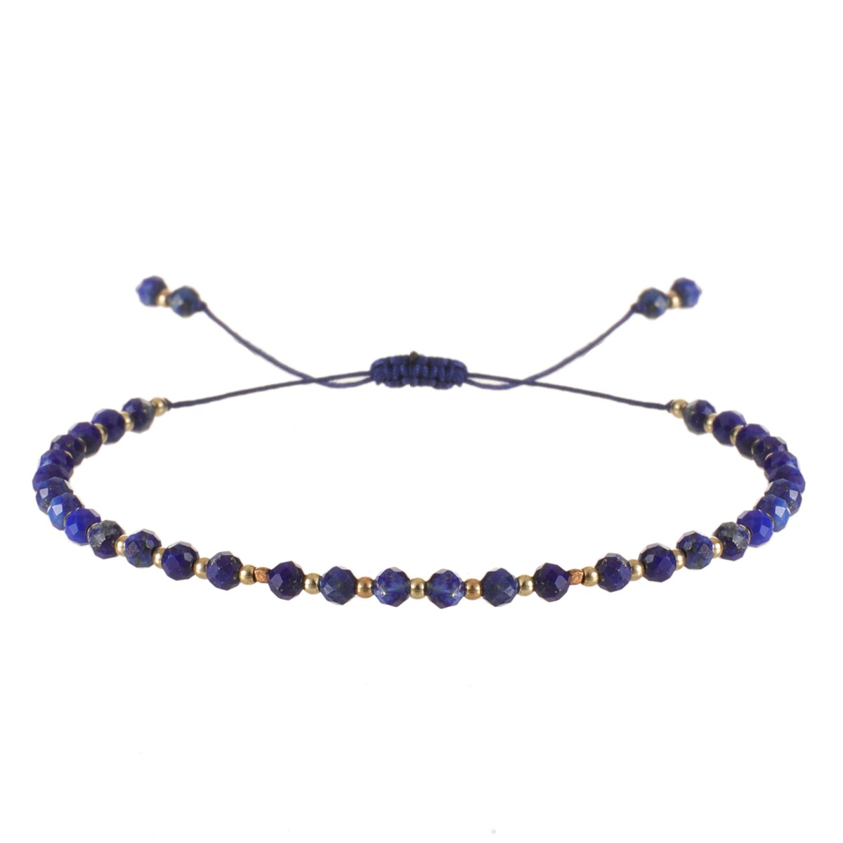 3mm Natural Stone Faceted Crystal Beads Bracelet for Women Men Crystal Quartzs Surf Anklets Jewelry Elastic Bangle Bracelets