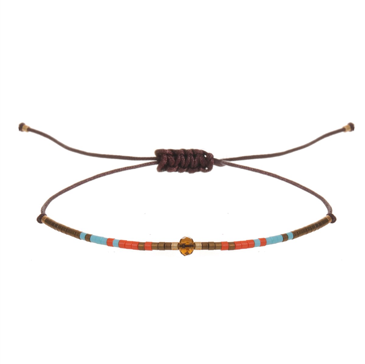 Handmade Pearl Bracelet & Bangle for Women Men Faceted Crystal Beads Pendant Adjustable Charm Stacking Femme Pulsera