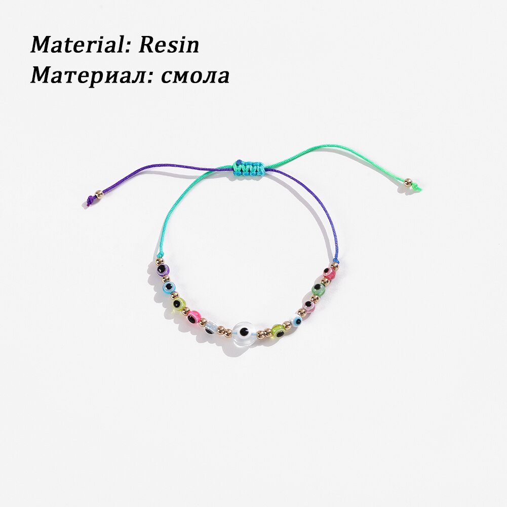 24pcs/lot Evil Eye Charms Bracelets Mexican Bracelets Fatima Hand Bracelets for Women Girls Boys Wholesale Free Shipping
