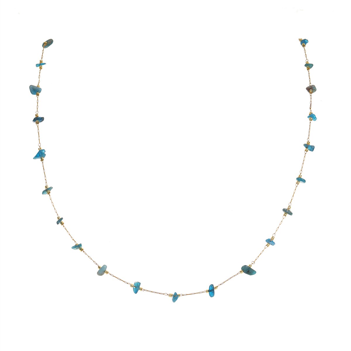 Minimalist Fashion Evil Eye Beads Necklace for Women Girls Flower Stars Stainless Steel Chain Necklace Jewelry