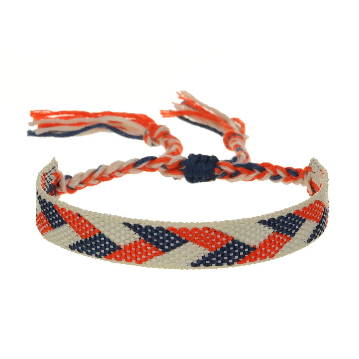 Nepal Woven Friendship Bracelets Adjustable Braided Bracelets Woven String Bracelet with Sliding Knot Closure for Kids Women Men