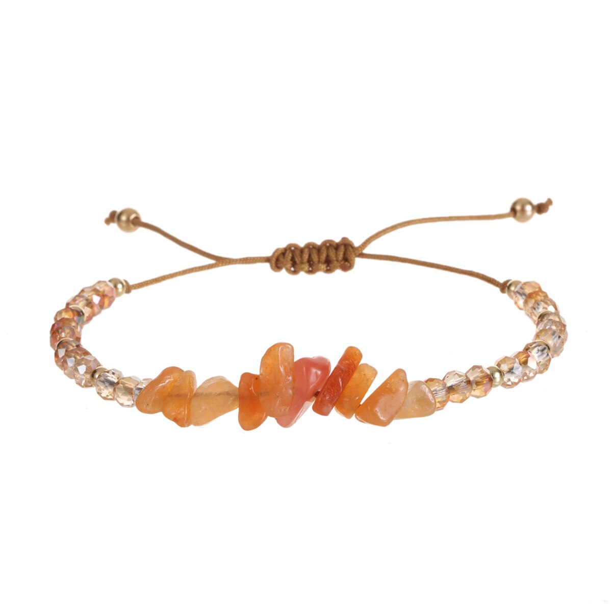 Natural Stone Amethyst Agate Charms Bracelet Women Men Boho Adjustable Hand Braided Chain Healing Yoga Jewelry
