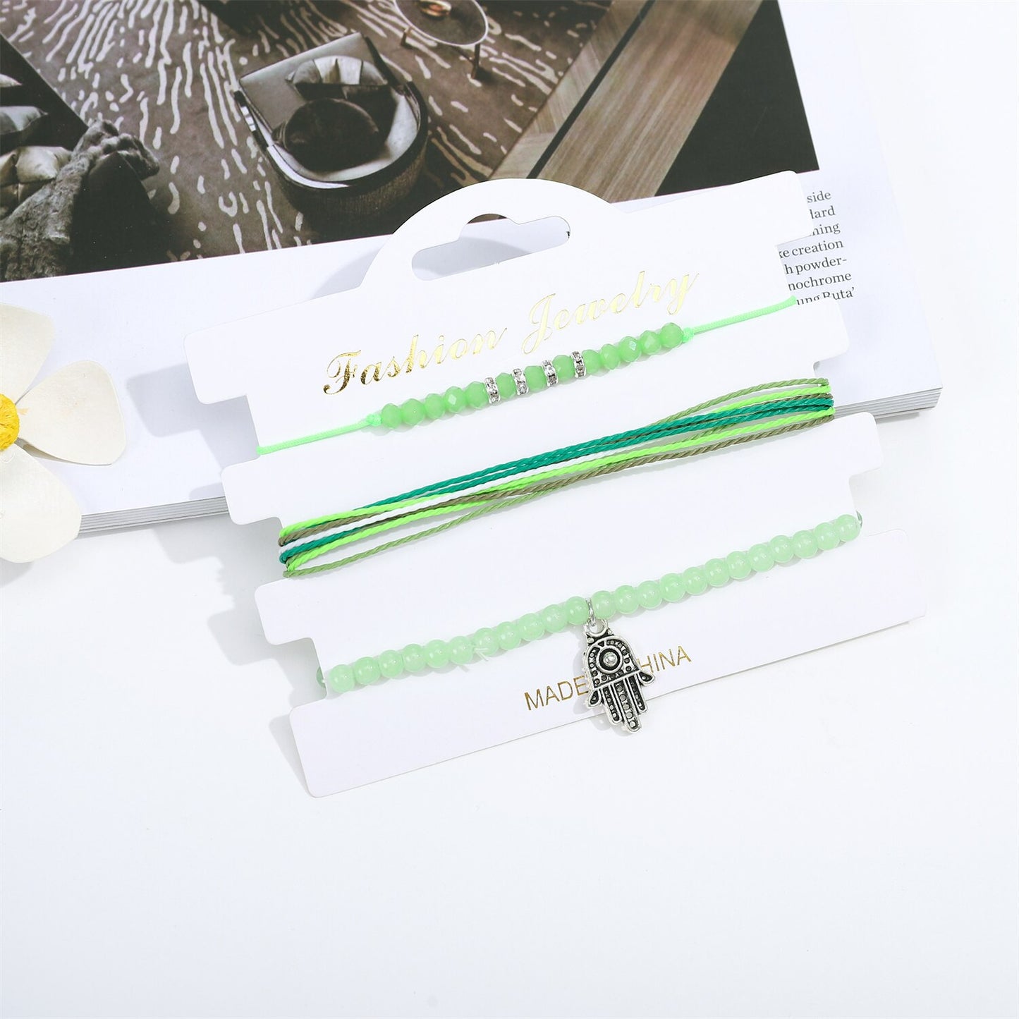 3pcs Summer Beach Shell Friendship Bracelets Adjustable Woven Braided Bracelet Surfer String Bracelets Wrist Cord for Women Men
