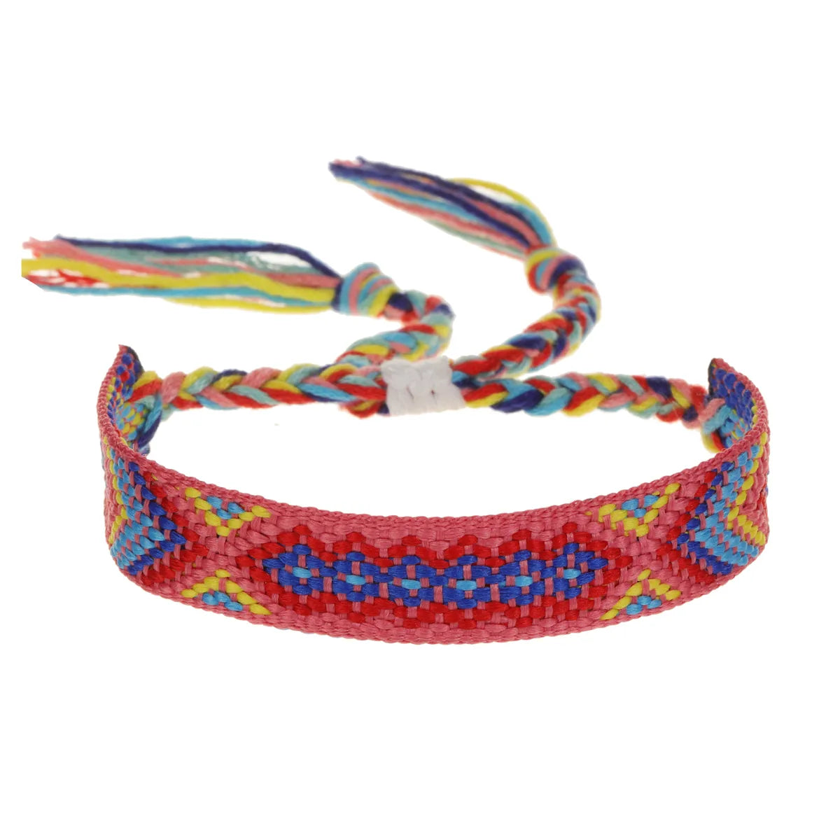 Nepal Woven Friendship Bracelets Adjustable Braided Bracelets with A Sliding Knot Closure for Kid Women Men Waterproof Anklets