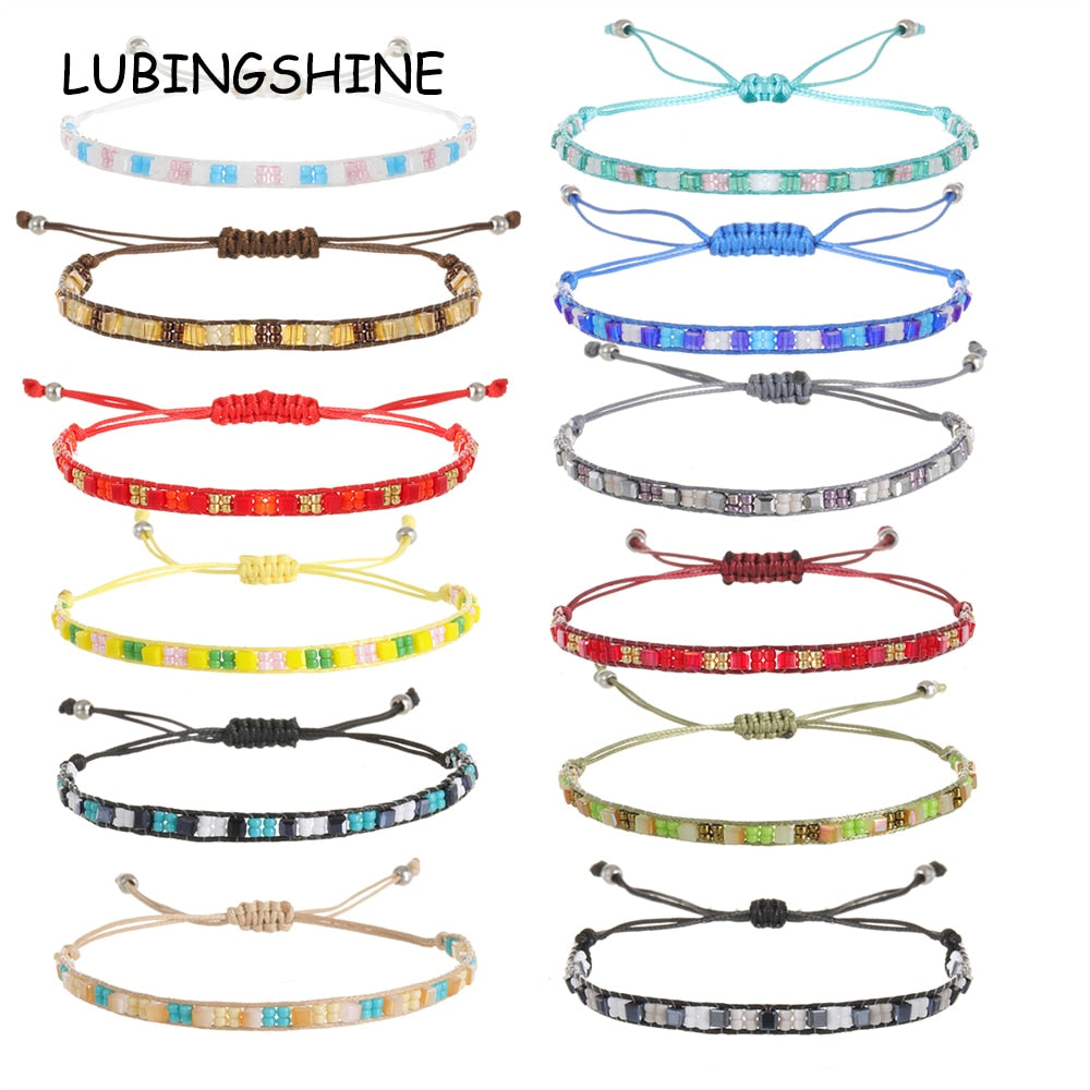Double Layer Bracelet for Women Men Boho Summer Surf Simple Bracelets Anklet Jewelery Jewelry Gift Pulseras Femme