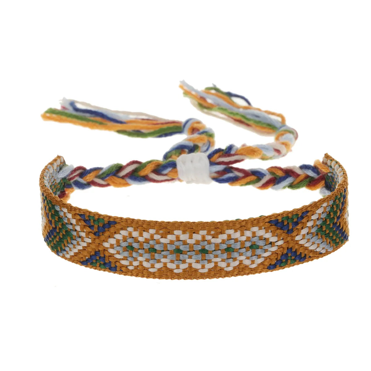 Nepal Woven Friendship Bracelets Adjustable Braided Bracelets with A Sliding Knot Closure for Kid Women Men Waterproof Anklets