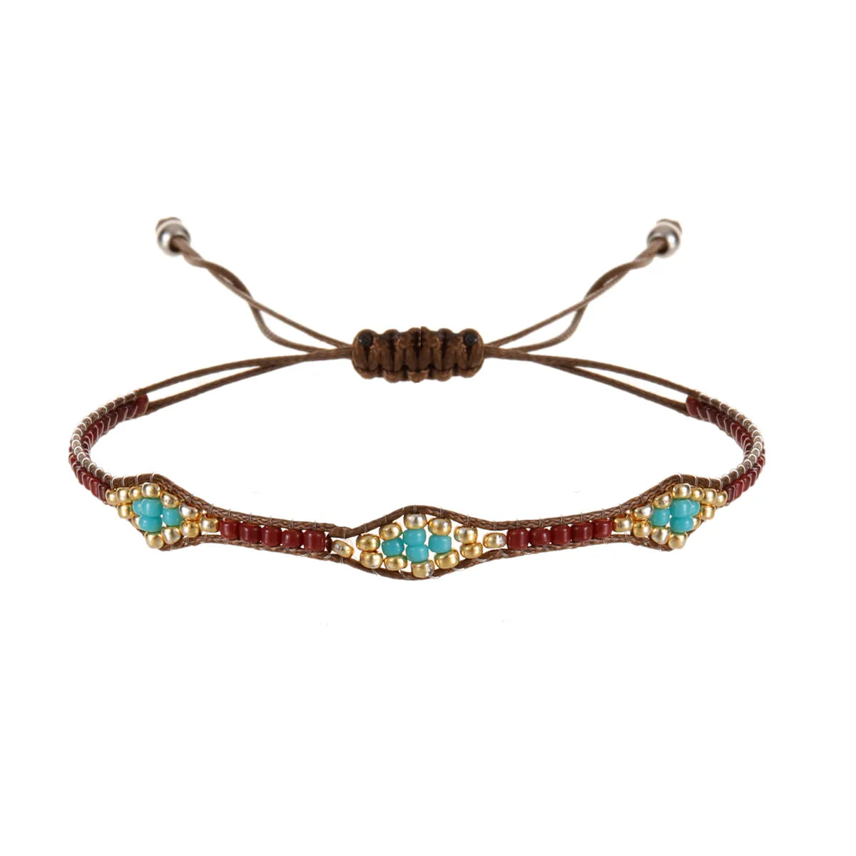 Fashion Seed Beads Bracelet for Women Girls Handmade Braid Adjustable Chain Charm Bracelets&bangle Jewelry