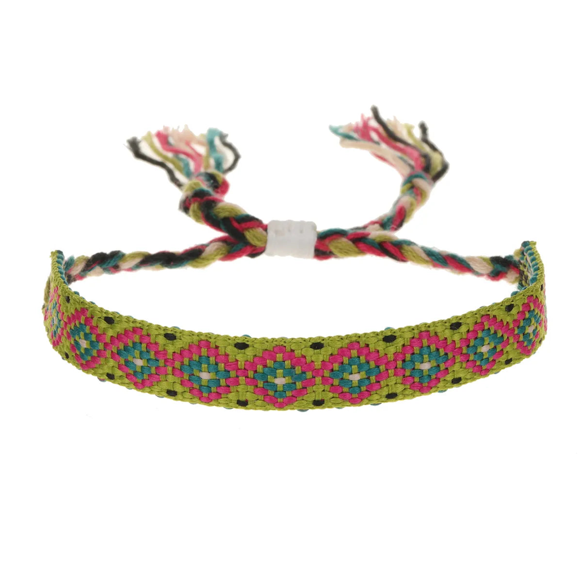 Nepal Woven Friendship Bracelets Adjustable Braided Bracelets with A Sliding Knot Closure for Kid Women Men Waterproof Anklets