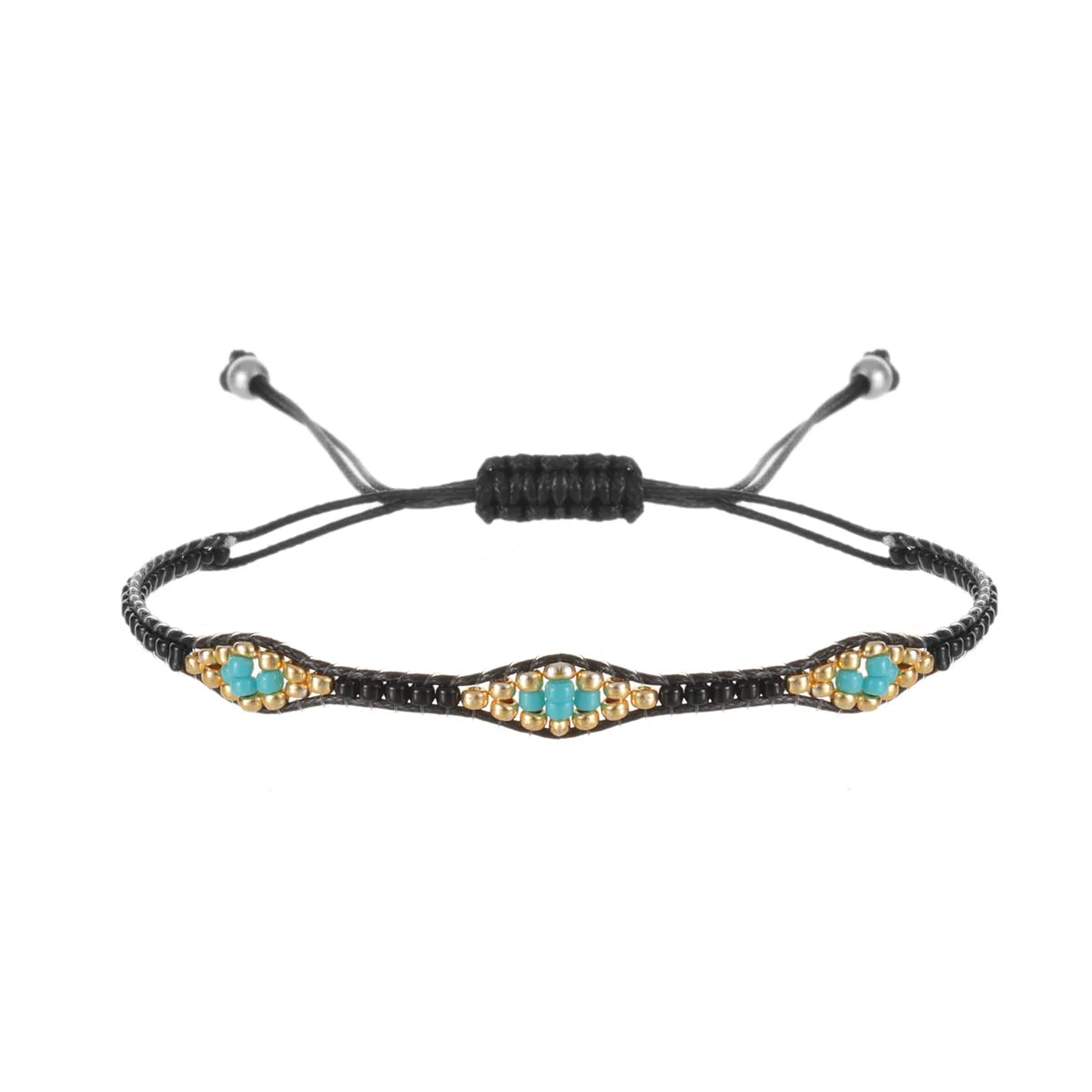 Fashion Seed Beads Bracelet for Women Girls Handmade Braid Adjustable Chain Charm Bracelets&bangle Jewelry