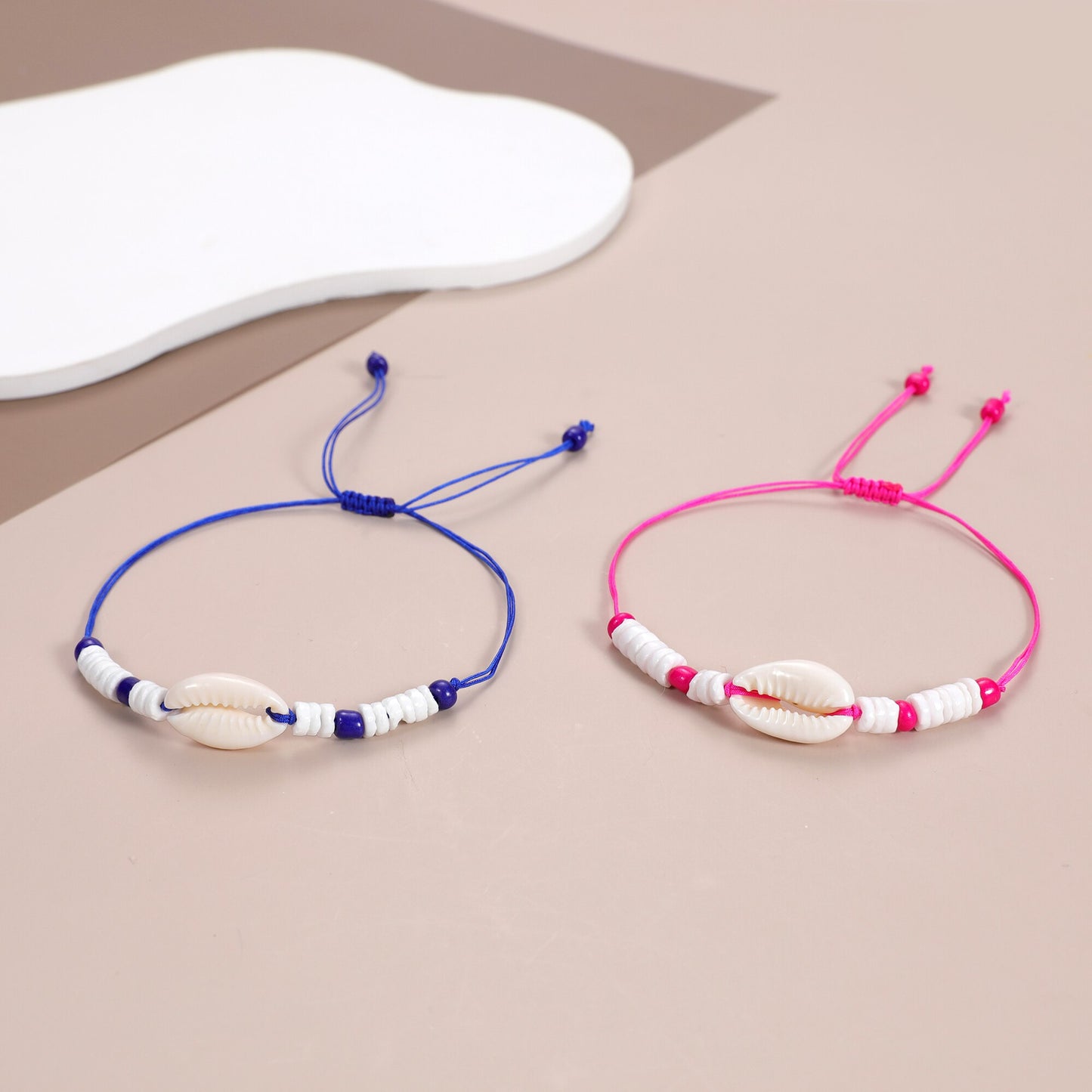12pcs Summer Shell Bracelet Fashion Beach Handmade Cowrie Bracelets&Bangles for Women Men Anklet Boho Jewelry Wholesale