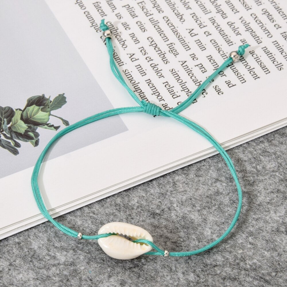 2000pcs all white shell bracelet