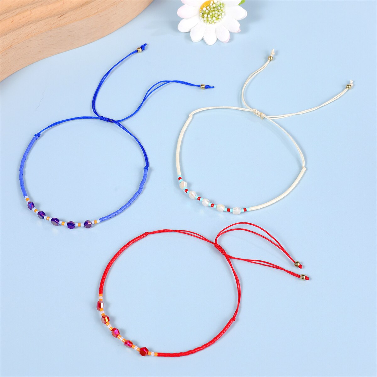 Boho Seed Beads Braied Bracelets New In Handmade Woven Bracelet for Women Men Yoga Jewelry Wristband Summer Surf Anklets