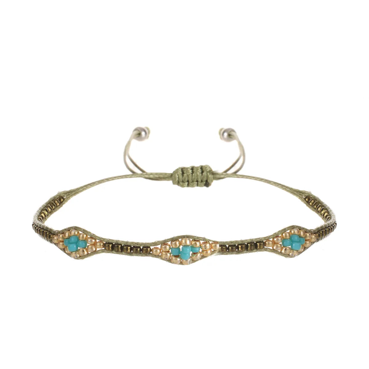 Fashion Seed Beads Bracelet for Women Girls Handmade Braid Adjustable Chain Charm Bracelets&bangle Jewelry