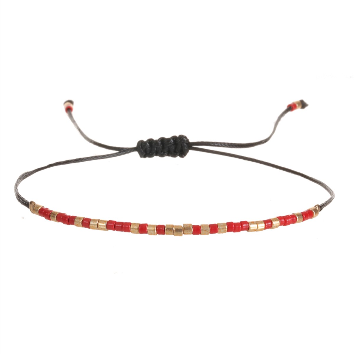 1pc Boho Glass Seeds Beaded Bracelets for Women Men Beads Bracelets Anklet Wrist Strap Ankle Jewelry Gift