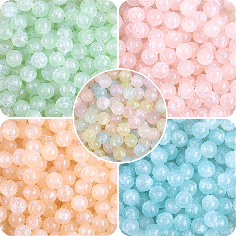 66Pcs/lot Acrylic Beads 8MM Beads for Jewelry Making Bracelets DIY Accessories Wholesale Bracelet Anklet Necklace Pendant