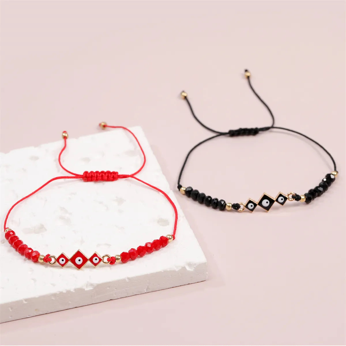 Evil Eye Handmade Knots Beads Protection Good Luck Thread String Rope Adjustable Bracelets Bangle Amulet Turkish for Women Men