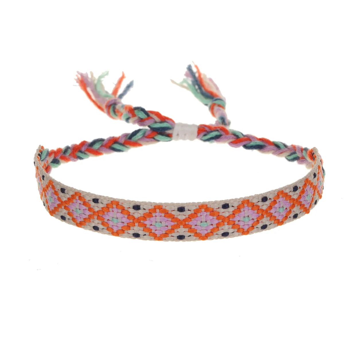 Nepal Woven Friendship Bracelets Adjustable Braided Bracelets with A Sliding Knot Closure for Kid Women Men Waterproof Anklets