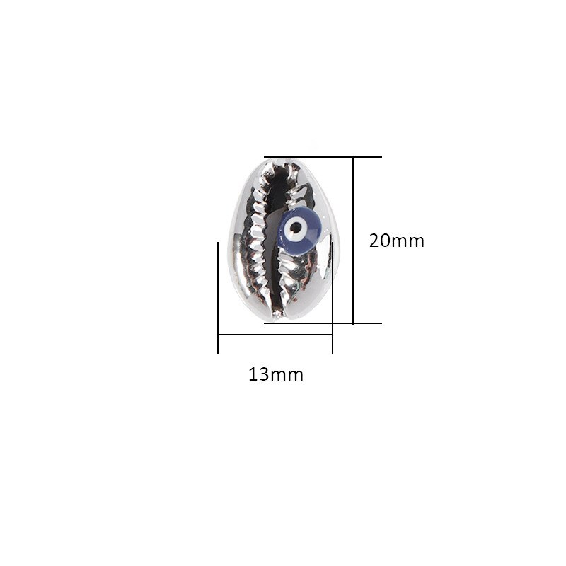 10pcs/lot Colorful Shell Loose Beads Bracelet Connector Shells Beads Charms for Necklace Jewelry Making DIY Jewelry