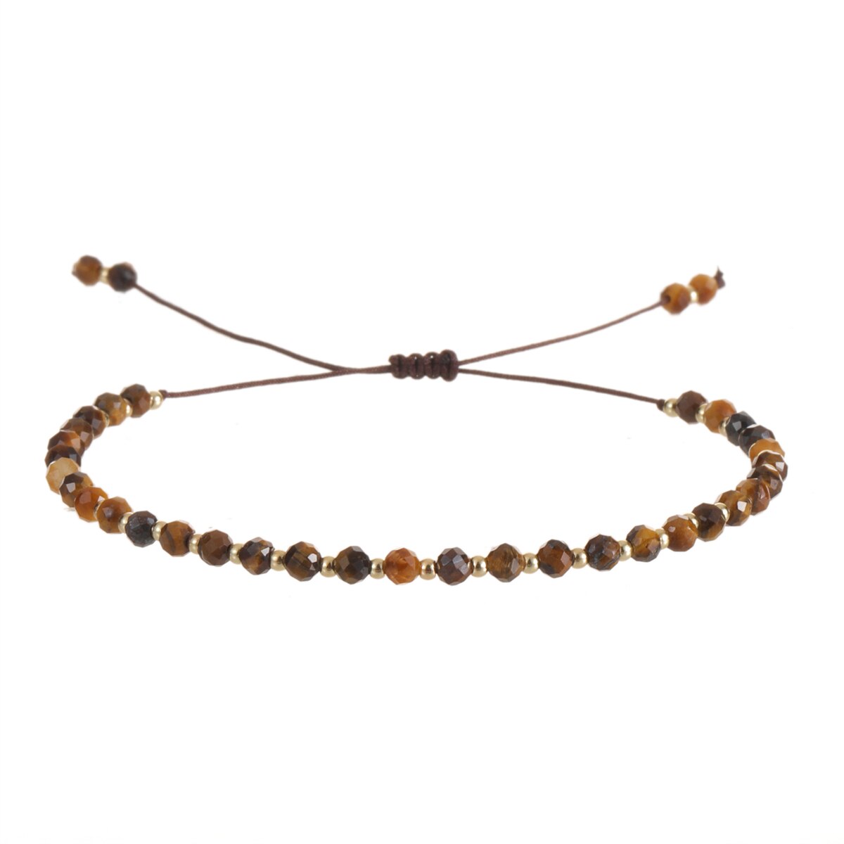 3mm Natural Stone Faceted Crystal Beads Bracelet for Women Men Crystal Quartzs Surf Anklets Jewelry Elastic Bangle Bracelets