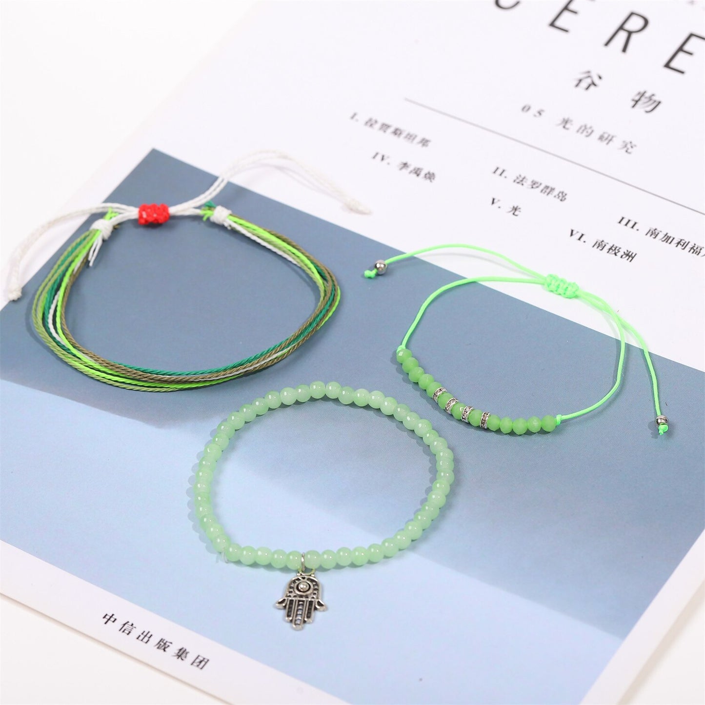 3pcs Summer Beach Shell Friendship Bracelets Adjustable Woven Braided Bracelet Surfer String Bracelets Wrist Cord for Women Men