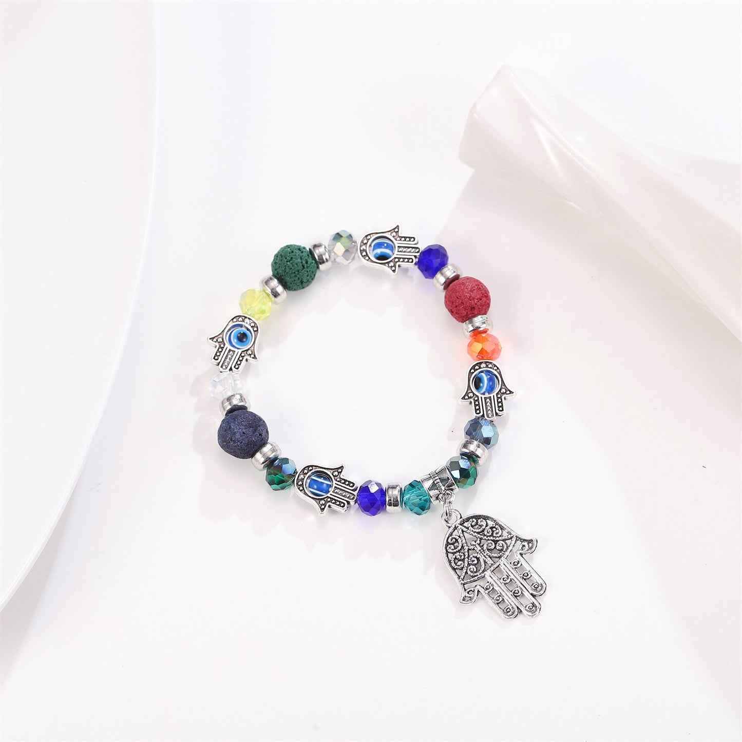 Vintage Shell Natural Stone Bracelet Adjustable Charms Yoga Bracelets Bangle Handmade Braided Rope Bead for Women Jewelry Gift