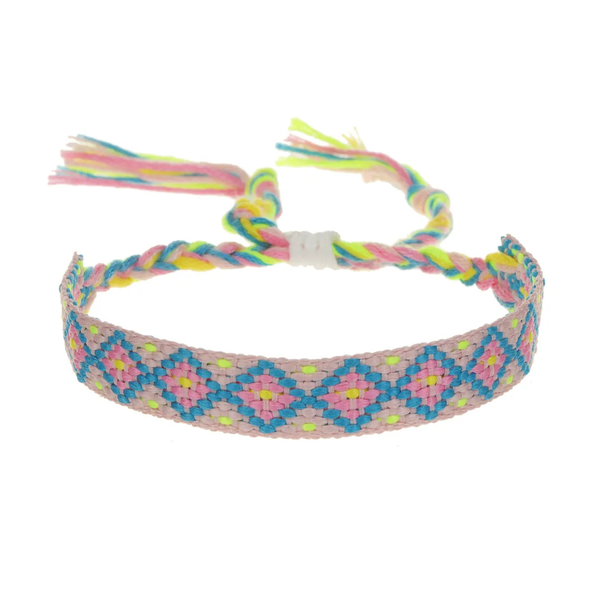 Nepal Woven Friendship Bracelets Adjustable Braided Bracelets with A Sliding Knot Closure for Kid Women Men Waterproof Anklets