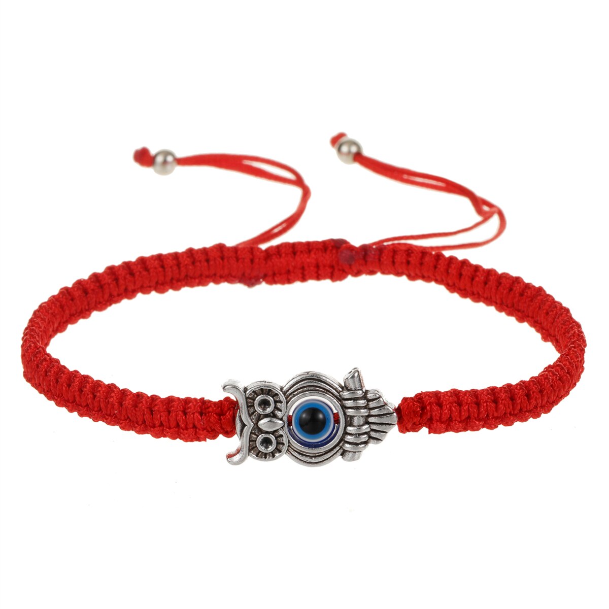 Fashion Fatima Hand Pendant Red Rope Chain Bracelet Handmade Braided Owl Turtle Charm Bracelets for Women Girl Cuff Yoga Jewelry