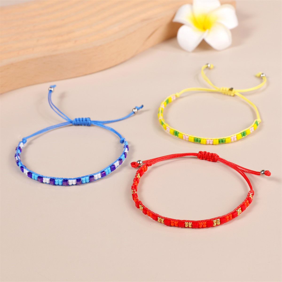Double Layer Bracelet for Women Men Boho Summer Surf Simple Bracelets Anklet Jewelery Jewelry Gift Pulseras Femme