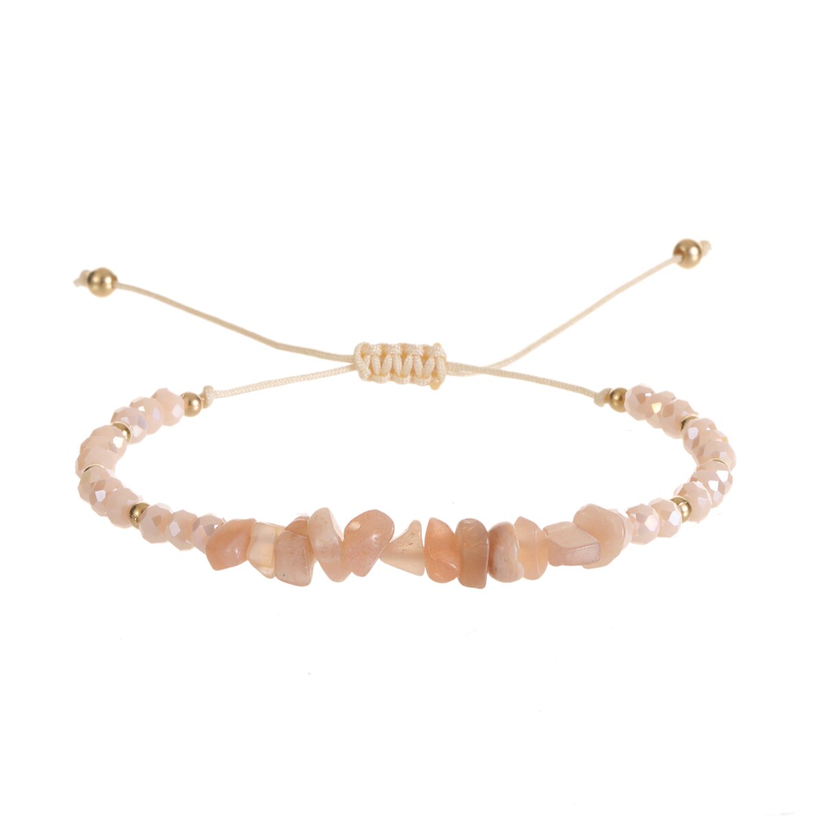 Natural Stone Amethyst Agate Charms Bracelet Women Men Boho Adjustable Hand Braided Chain Healing Yoga Jewelry