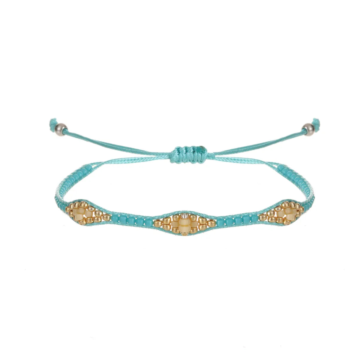 Fashion Seed Beads Bracelet for Women Girls Handmade Braid Adjustable Chain Charm Bracelets&bangle Jewelry