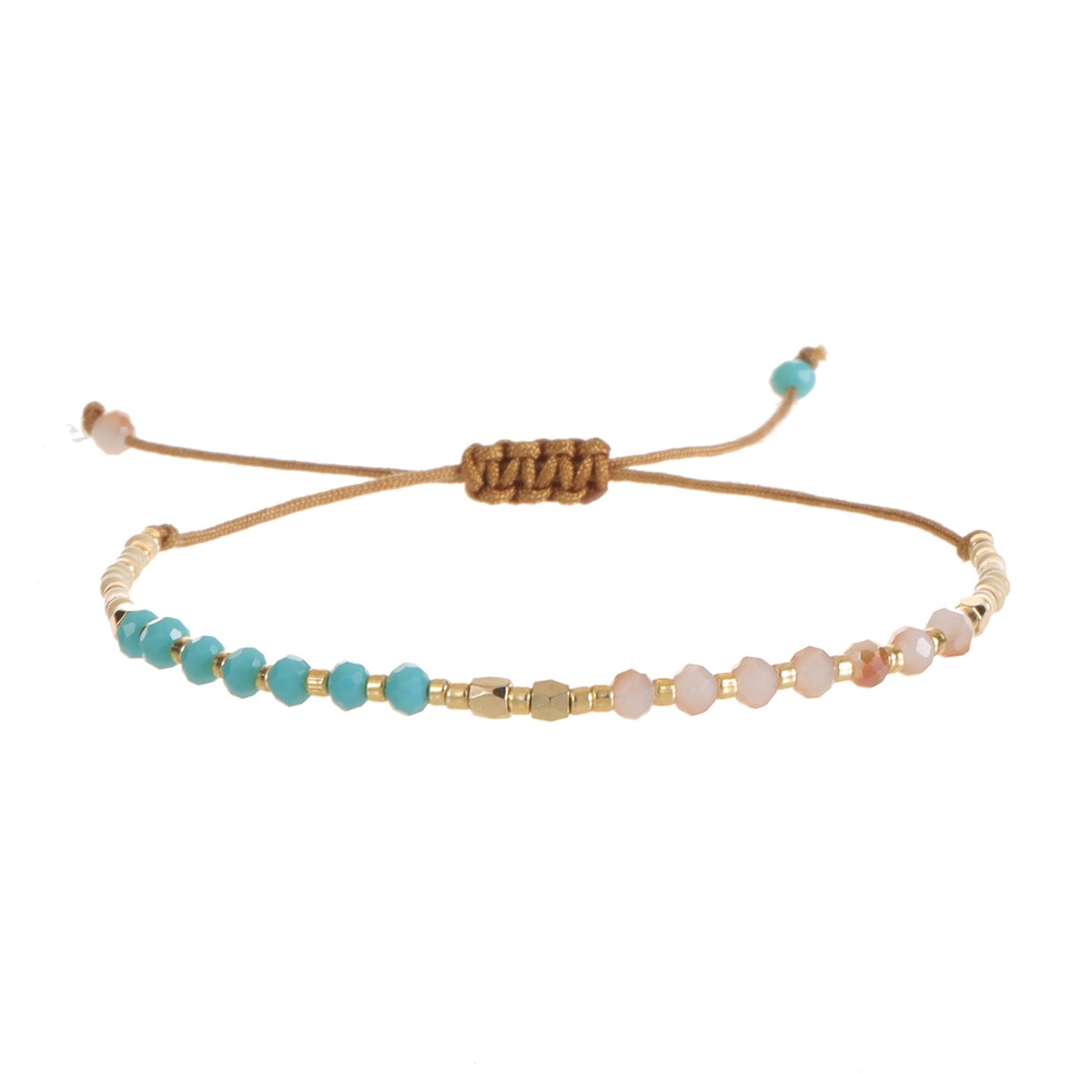 Fashion Glass Crystal Beaded Bracelets for Women Men Bracelet Beads Anklet Wrist Strap Ankle Jewelry Gift