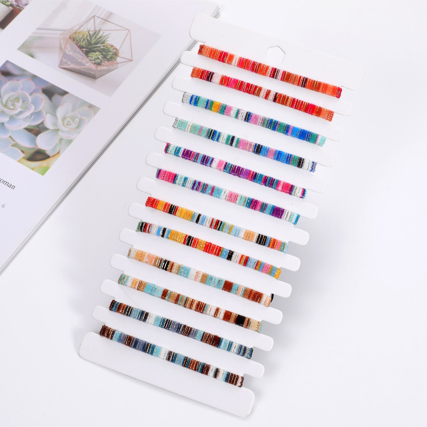 12Pcs Woven Bracelet Bulk for Women, Kids & Girls - Boho Friendship Bracelets Handmade Braided Rope Wrist String Chain Wholesale