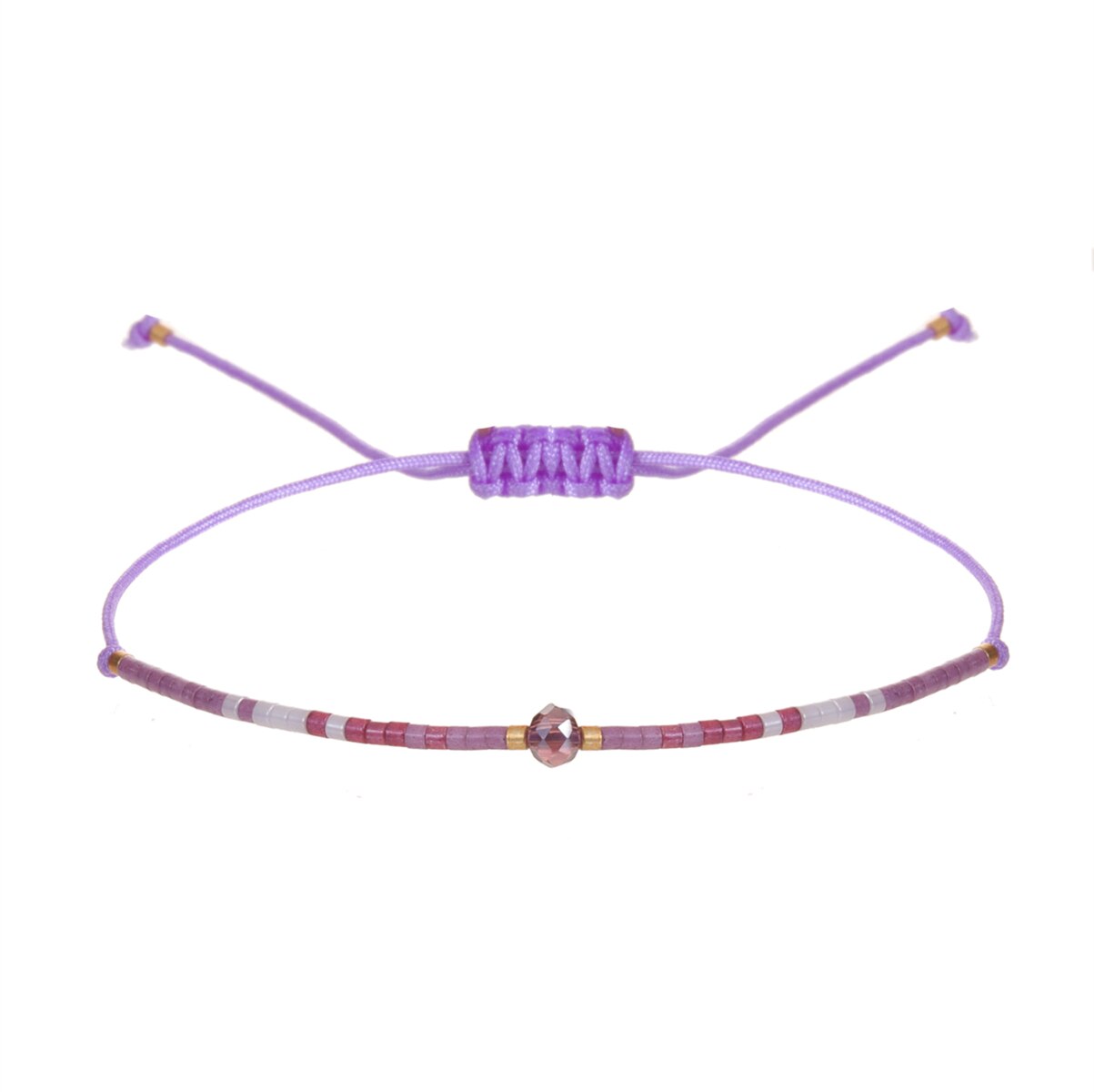 Handmade Pearl Bracelet & Bangle for Women Men Faceted Crystal Beads Pendant Adjustable Charm Stacking Femme Pulsera