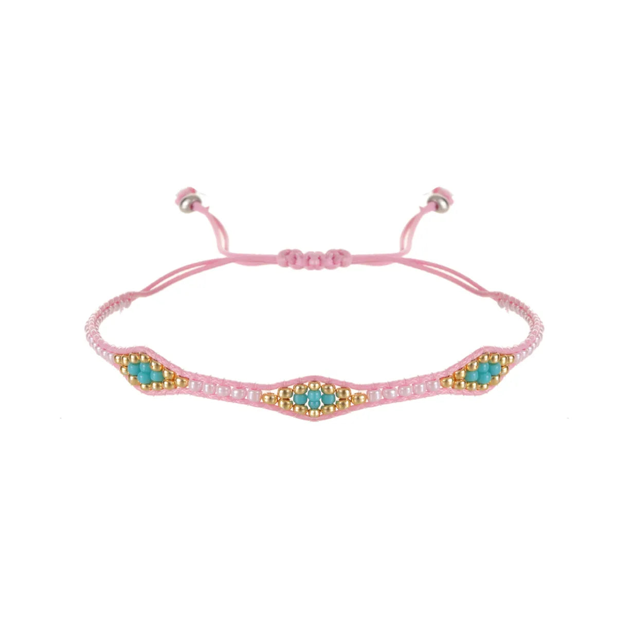 Fashion Seed Beads Bracelet for Women Girls Handmade Braid Adjustable Chain Charm Bracelets&bangle Jewelry