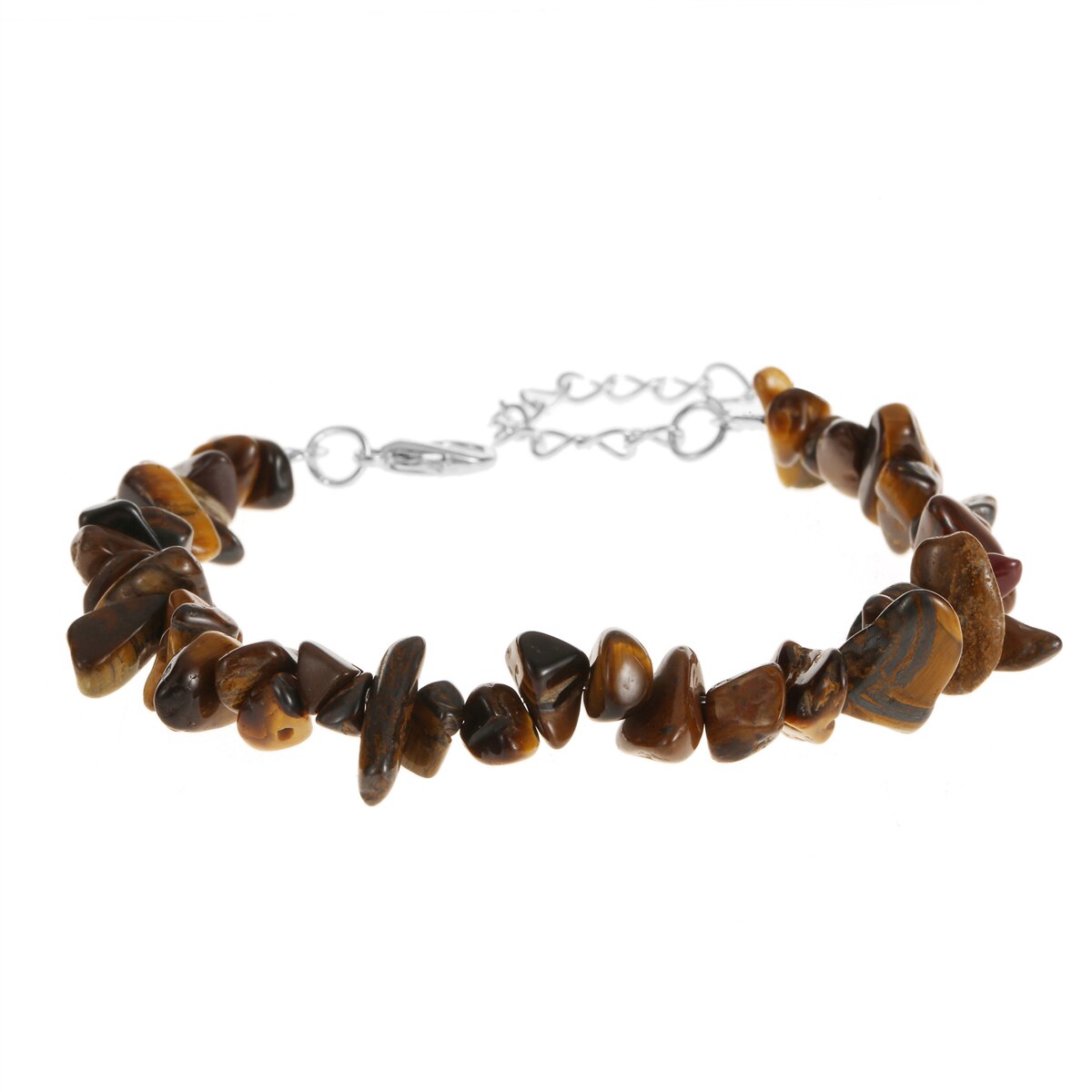 1pc Natural Stone Chakra Crystal Healing Gemstone Stretch Bracelets Tumble Polished Align Increase Communication Reiki Bracelets