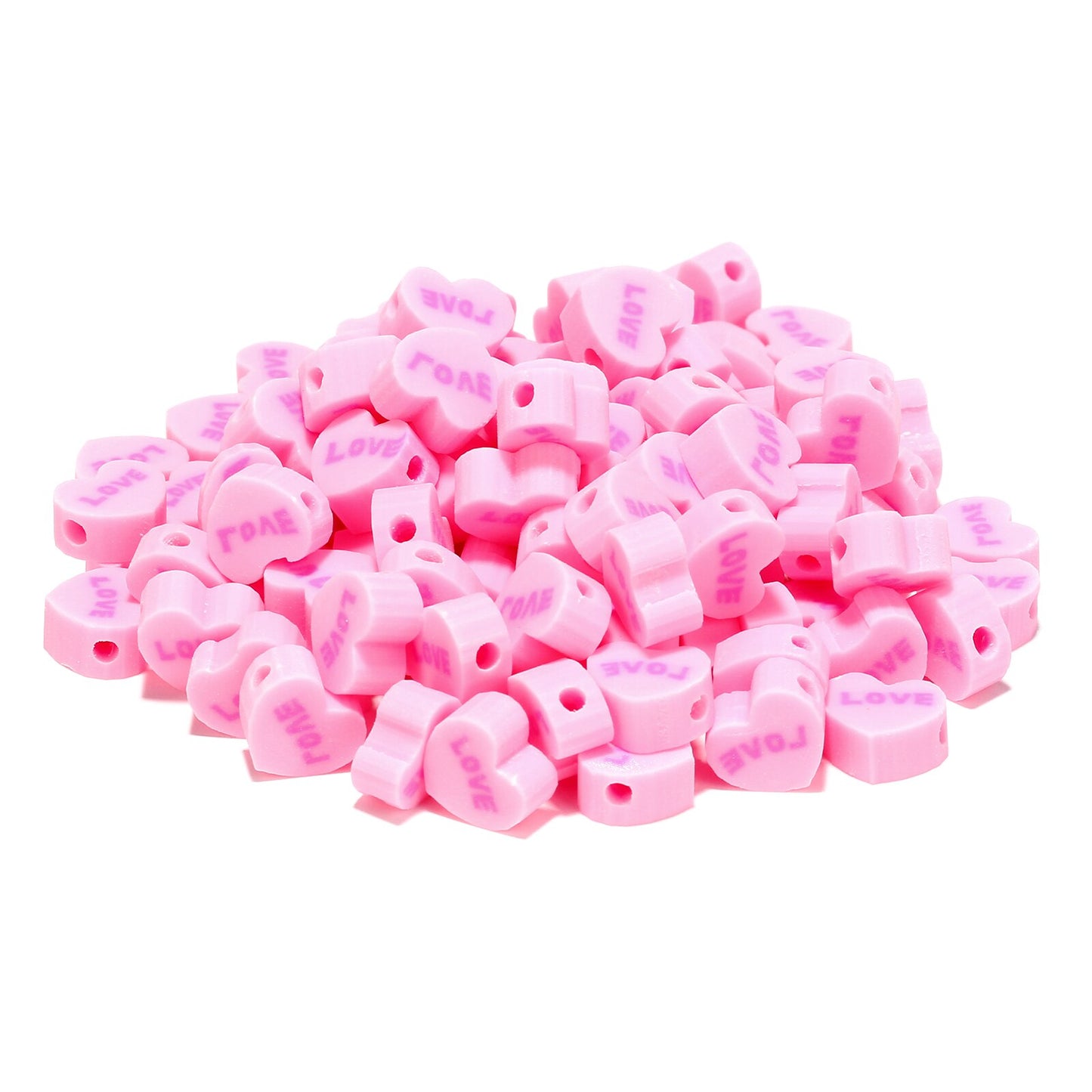 50pcs/lot Cartoon Flowers Evil Eye Polymer Clay Spacer Beads for Women Girls Jewelry Making DIY Bracelet Necklace Accessories