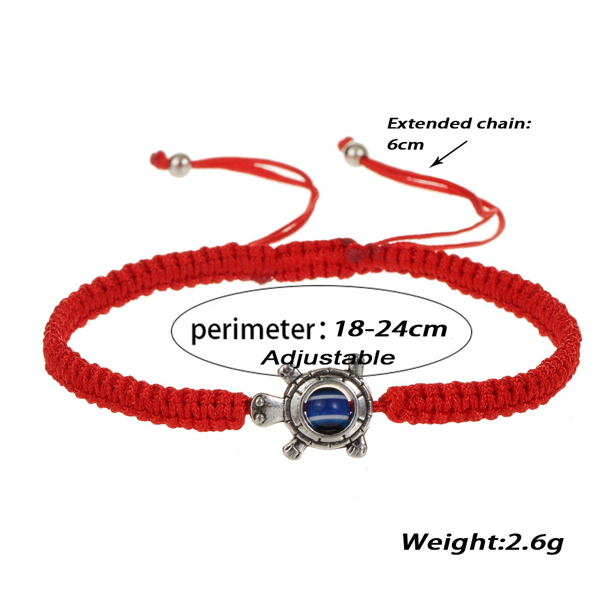 Fashion Fatima Hand Pendant Red Rope Chain Bracelet Handmade Braided Owl Turtle Charm Bracelets for Women Girl Cuff Yoga Jewelry