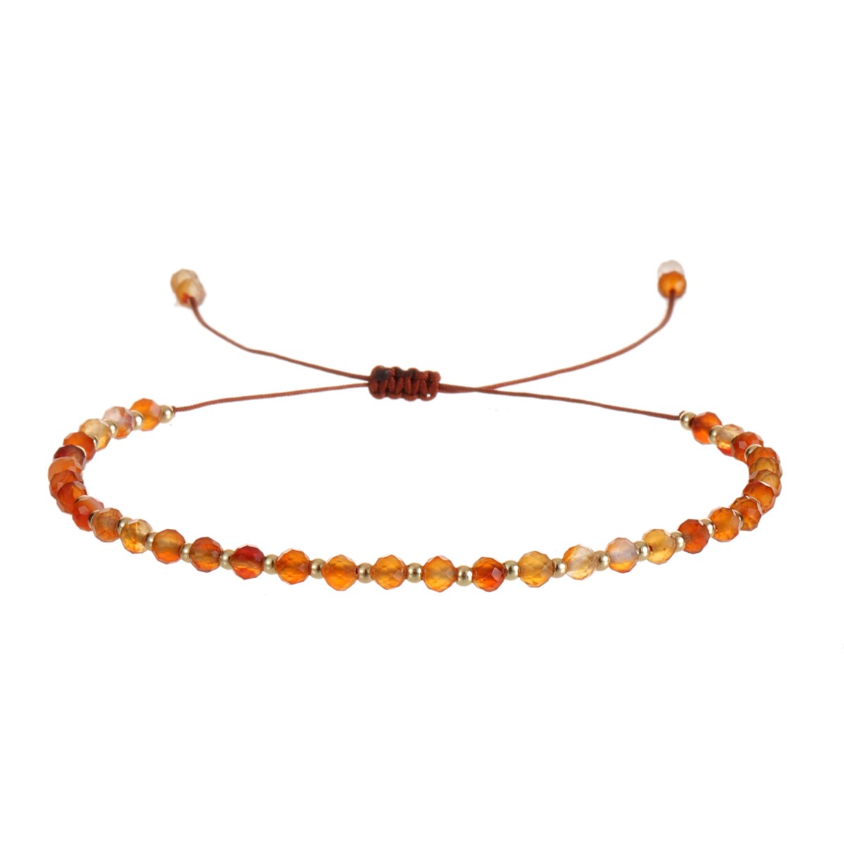 3mm Natural Stone Faceted Crystal Beads Bracelet for Women Men Crystal Quartzs Surf Anklets Jewelry Elastic Bangle Bracelets