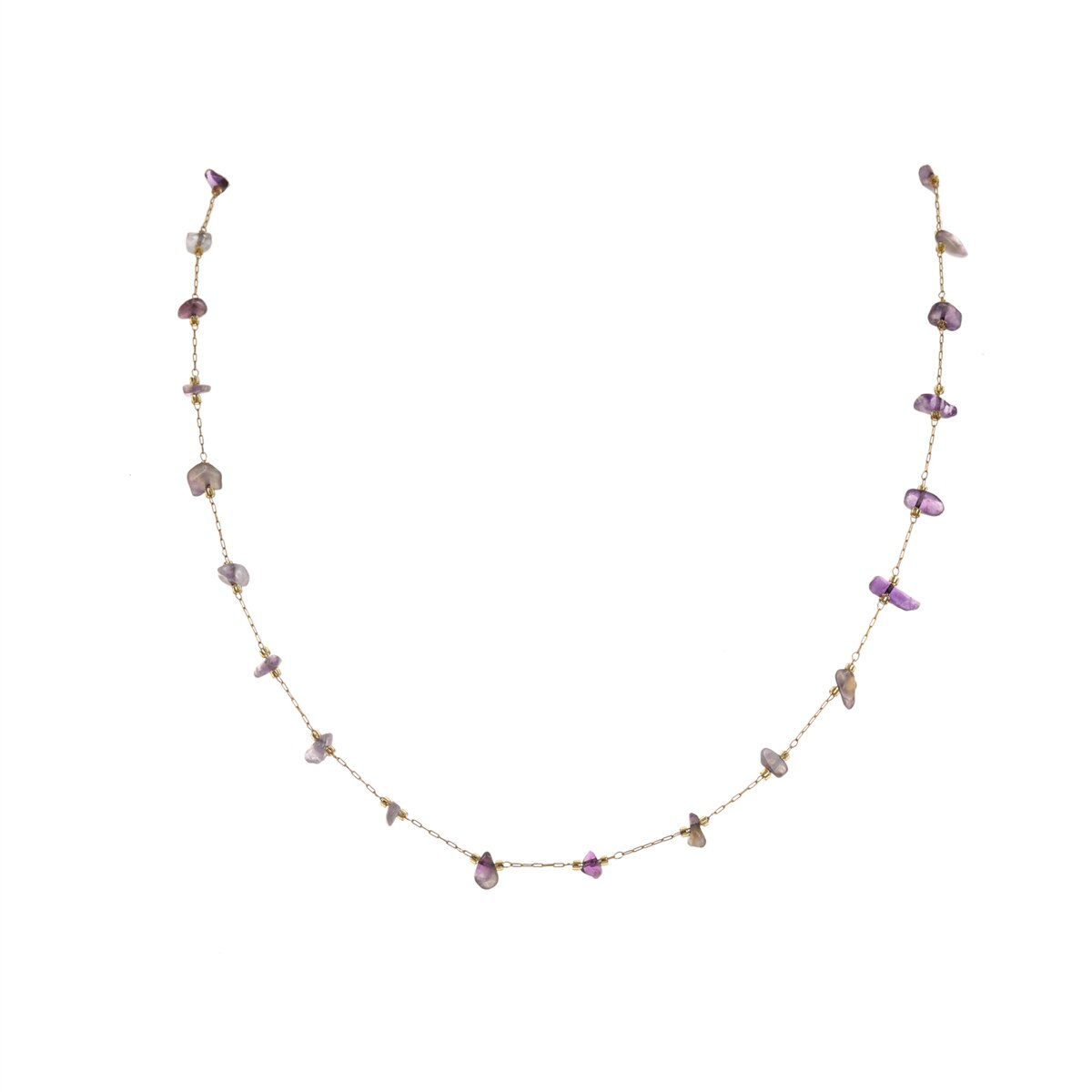Minimalist Fashion Evil Eye Beads Necklace for Women Girls Flower Stars Stainless Steel Chain Necklace Jewelry