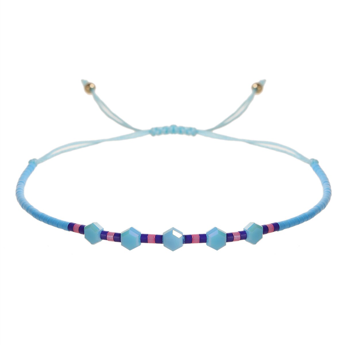 Boho Seed Beads Braied Bracelets New In Handmade Woven Bracelet for Women Men Yoga Jewelry Wristband Summer Surf Anklets