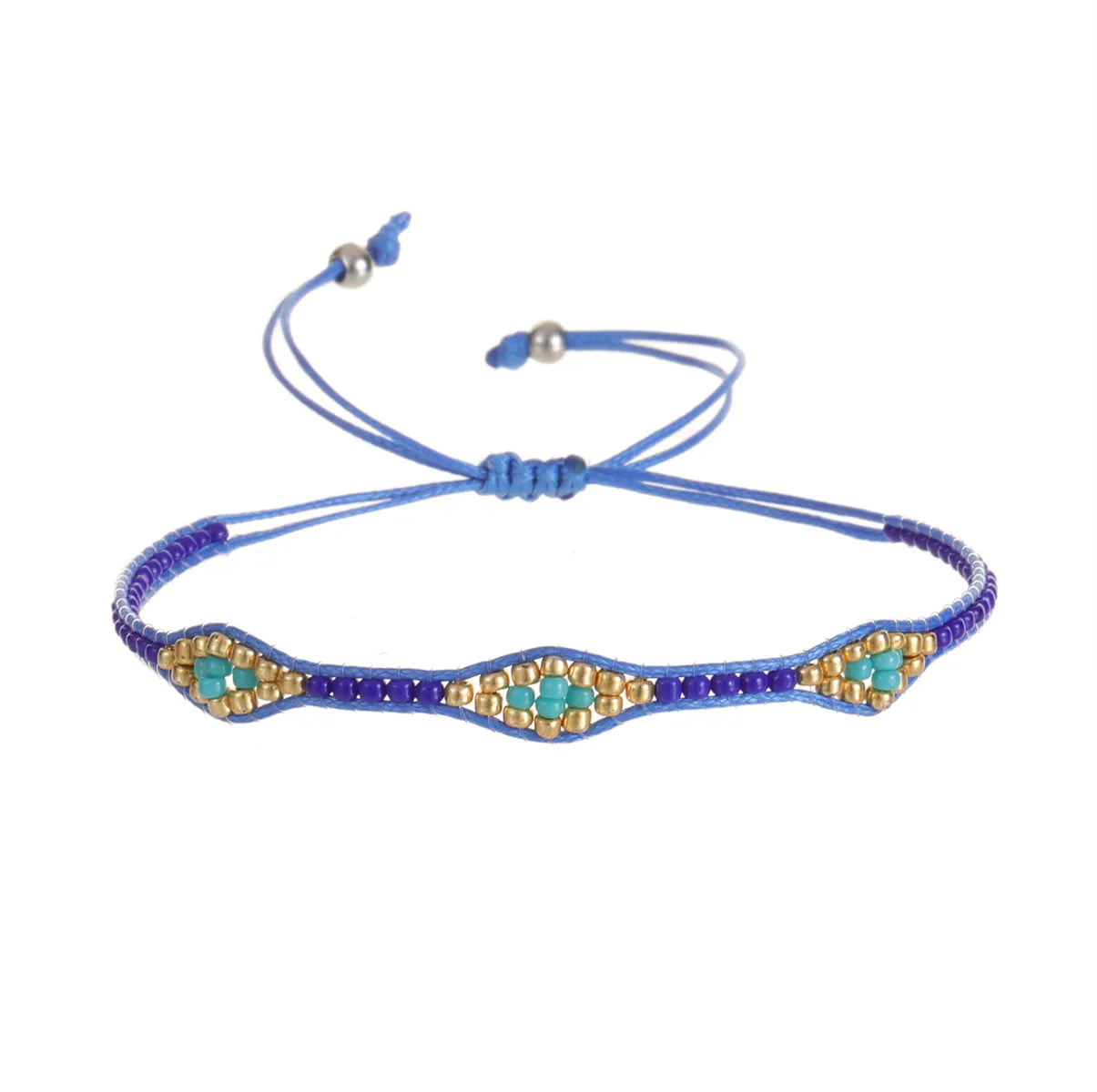 Fashion Seed Beads Bracelet for Women Girls Handmade Braid Adjustable Chain Charm Bracelets&bangle Jewelry