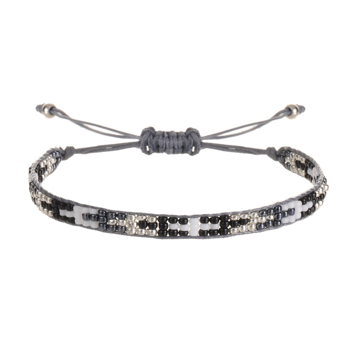 Seeds Bracelet for Women Men Boho Summer Surf Anklet Adjustable Hand Braided Wax Rope Chain Bracelets