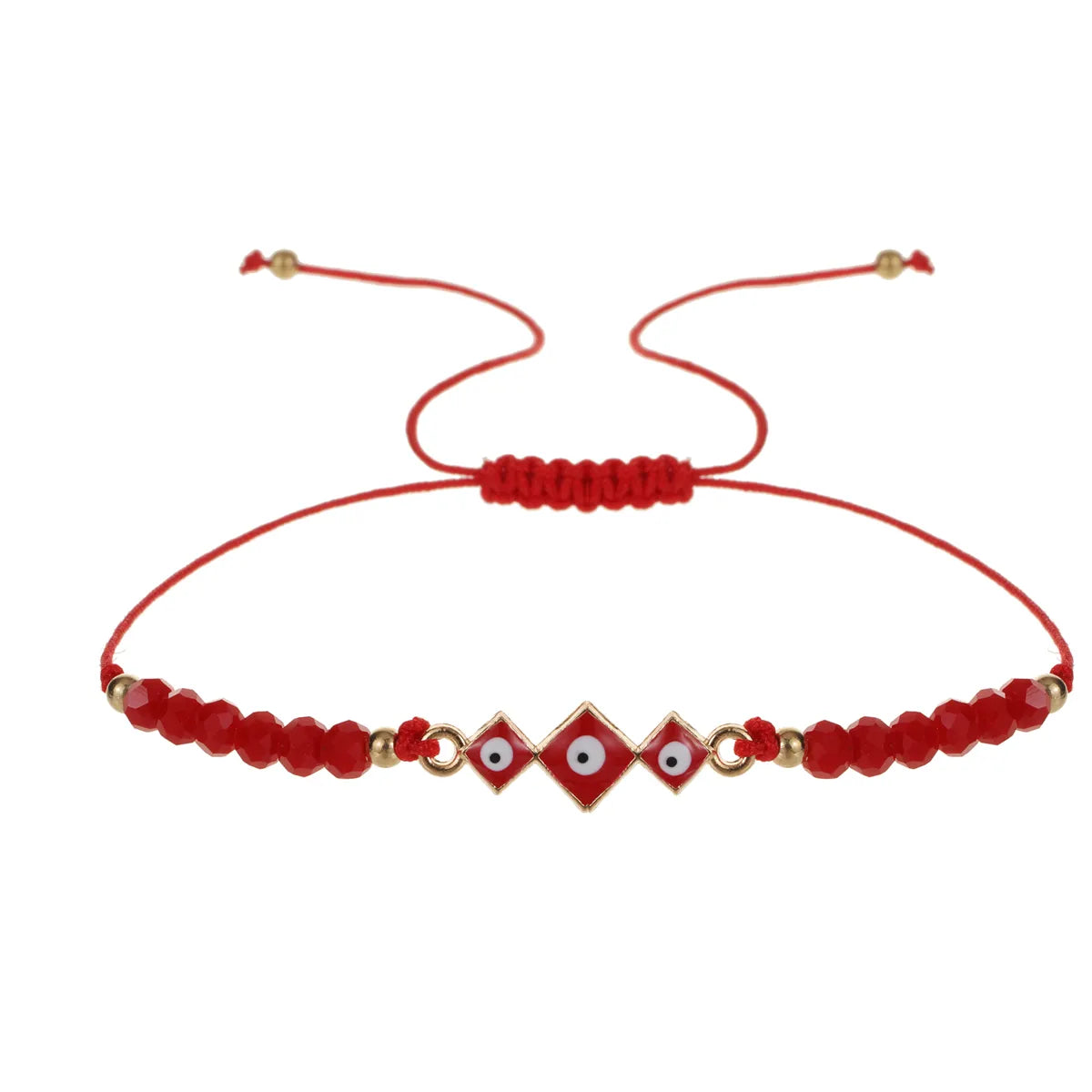 Evil Eye Handmade Knots Beads Protection Good Luck Thread String Rope Adjustable Bracelets Bangle Amulet Turkish for Women Men