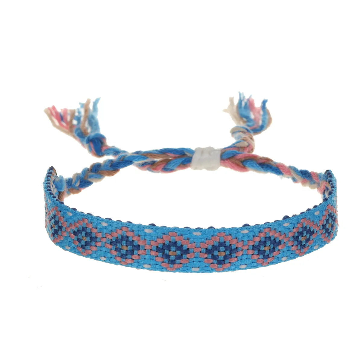 Nepal Woven Friendship Bracelets Adjustable Braided Bracelets with A Sliding Knot Closure for Kid Women Men Waterproof Anklets