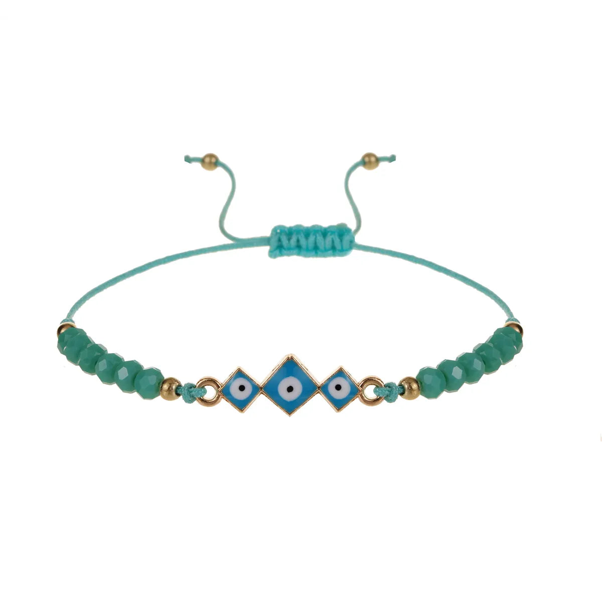 Evil Eye Handmade Knots Beads Protection Good Luck Thread String Rope Adjustable Bracelets Bangle Amulet Turkish for Women Men